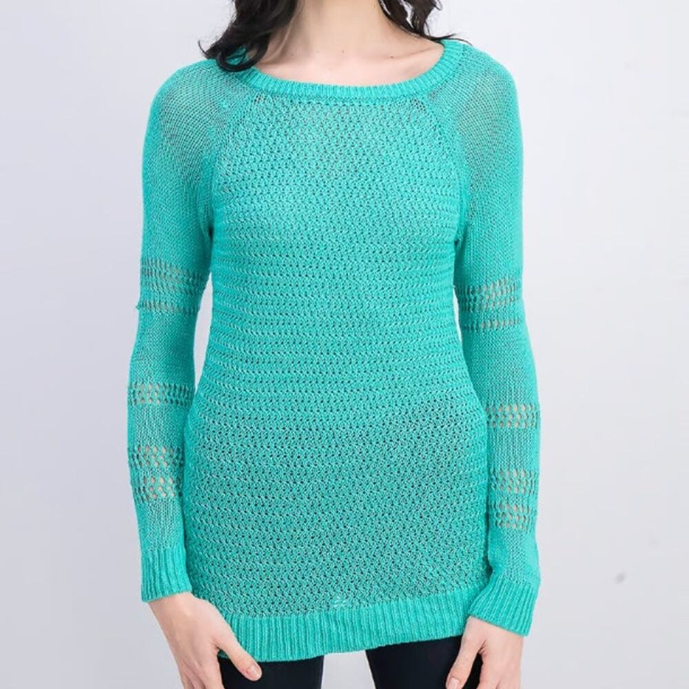 Tommy Bahama Womens Open Knit Sweater Size S Resortwear Preppy Beach Vacation